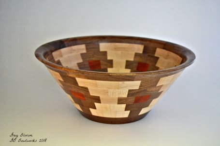 Hand turned wooden bowls